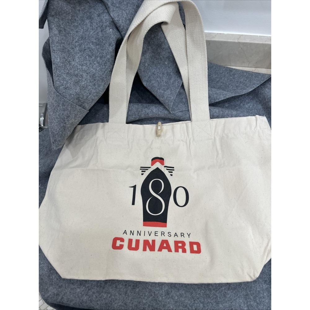 Cunard 180 Anniversary Organic Cotton Tote Bag